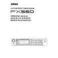 YAMAHA FX550 Manual de Usuario