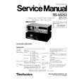 TECHNICS RSM250 Manual de Servicio