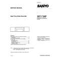 SANYO SRT-7168P Manual de Servicio