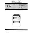 ELECTROLUX EK7171 Manual de Usuario ELECTROLUX EK7171 Manual de Usuario