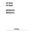 CANON FP B40 Manual de Servicio