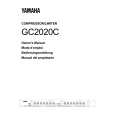 YAMAHA GC2020C Manual de Usuario