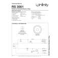 INFINITY RS3001 Manual de Servicio