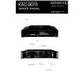 KENWOOD KAC8070 Manual de Servicio KENWOOD KAC8070 Manual de Servicio