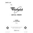 WHIRLPOOL EV15HKXRW2 Catálogo de piezas