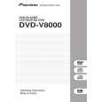PIONEER DVD-V8000/KUCXJ Manual de Usuario