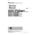 PIONEER AVIC-F500BT/XCN/UC Manual de Servicio