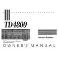 HARMAN KARDON TD4800 Manual de Usuario