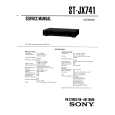 SONY ST-JX741 Manual de Servicio
