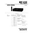 SONY MDP-A500 Manual de Servicio