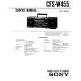 SONY CFS-W455 Manual de Servicio