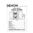 DENON D-C30 Manual de Servicio