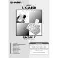 SHARP UXA450 Manual de Usuario