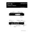 KENWOOD KT-76 Manual de Servicio