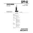 SONY SPP62 Manual de Servicio