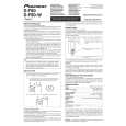 PIONEER S-F80/SXTW/EW5 Manual de Usuario