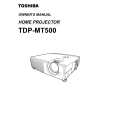 TOSHIBA TDP-MT500 Manual de Usuario