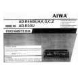 AIWA AD-R460E Manual de Usuario