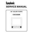 SYMPHONIC CSC520DE Manual de Servicio
