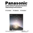 PANASONIC PT56HX41E Manual de Usuario