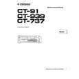 PIONEER CT-939 Manual de Usuario