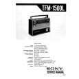 SONY TFM-1500L Manual de Servicio
