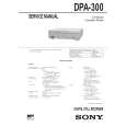 SONY DPA300 Manual de Servicio