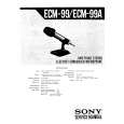 SONY ECM99 Manual de Servicio