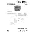 SONY HTC-NX30 Manual de Servicio