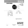 SONY XS616 Manual de Servicio