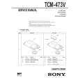 SONY TCM473V Manual de Servicio