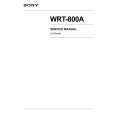 SONY WRT-800A Manual de Servicio