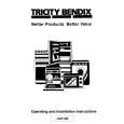 TRICITY BENDIX CDW086W Manual de Usuario