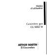 ARTHUR MARTIN ELECTROLUX CG5002W Manual de Usuario