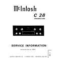 MCINTOSH C28 LATE Manual de Servicio
