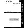 AIWA XRH770MDEZ Manual de Servicio