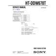 SONY HTDDW670T Manual de Servicio
