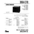 SONY DXA-C70 Manual de Servicio