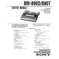 SONY BM-890D Manual de Servicio