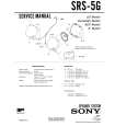 SONY SRS-5G Manual de Servicio