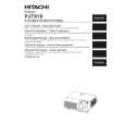 HITACHI PJTX10W Manual de Usuario