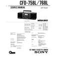 SONY CFD-768L Manual de Servicio
