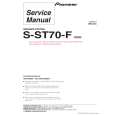 PIONEER S-ST70-F/SXTW/EW5 Manual de Servicio