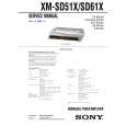 SONY XMSD61X Manual de Servicio