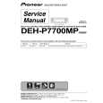 PIONEER DEH-P7700MP/X1P/EW Manual de Servicio