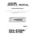 ALPINE CDA-5755G Manual de Servicio