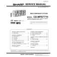 SHARP CDMPS777H Manual de Servicio
