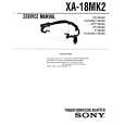 SONY XA-18MK2 Manual de Servicio