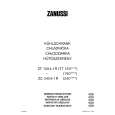 ZANUSSI ZT 1504-1 R Manual de Usuario