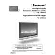 PANASONIC TH50PM50 Manual de Usuario